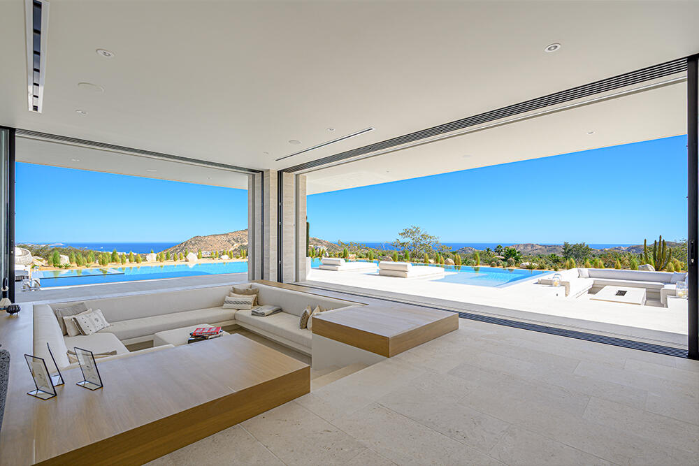 Cabo San Lucas Pedregal Csl Where the Pacific becomes your private theater.Perched on the cliffs of El Pedregal, Milichichi is a rare convergence of architectural precision and raw natural drama. From every level of this four-story residence, the Pacific stretches endlessly before you -- and during the season, whales breach and call close enough to hear from the comfort of your deck. This is not a – 5 Hacienda beach front, Cabo San Lucas, BS