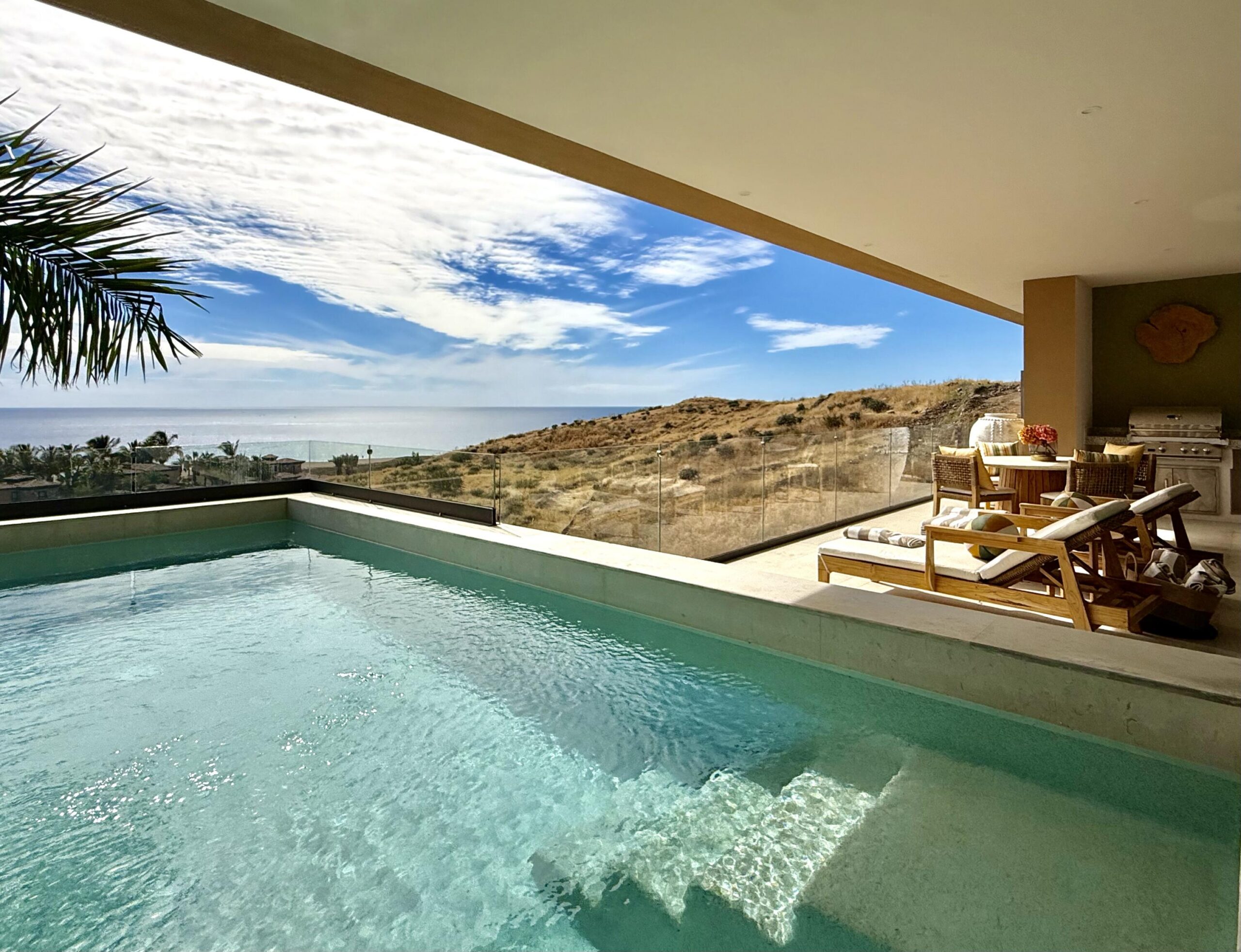 Cabo San Lucas Pedregal Csl Where the Pacific becomes your private theater.Perched on the cliffs of El Pedregal, Milichichi is a rare convergence of architectural precision and raw natural drama. From every level of this four-story residence, the Pacific stretches endlessly before you -- and during the season, whales breach and call close enough to hear from the comfort of your deck. This is not a for sale
