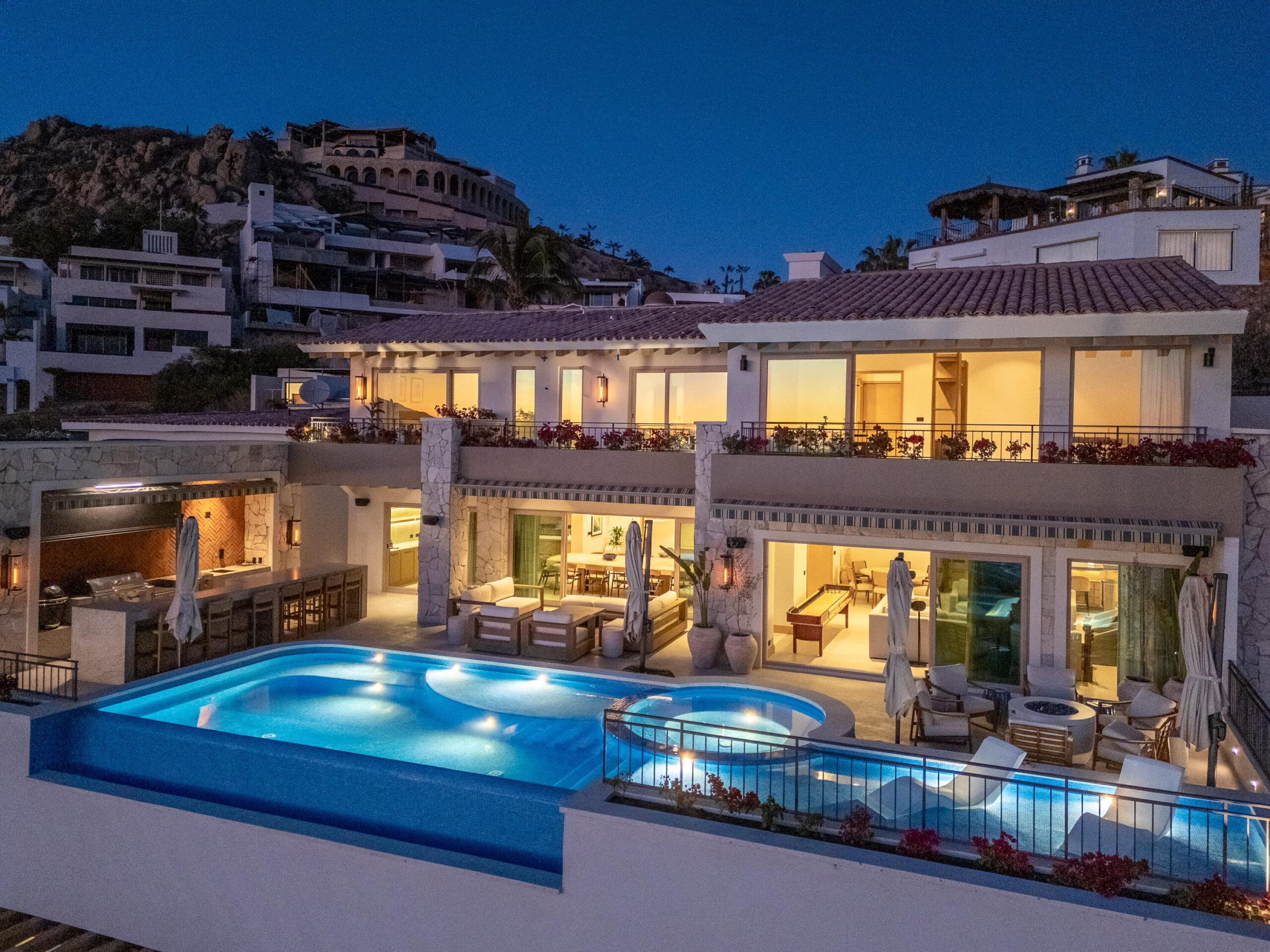 Cabo San Lucas Pedregal Csl Where the Pacific becomes your private theater.Perched on the cliffs of El Pedregal, Milichichi is a rare convergence of architectural precision and raw natural drama. From every level of this four-story residence, the Pacific stretches endlessly before you -- and during the season, whales breach and call close enough to hear from the comfort of your deck. This is not a for sale