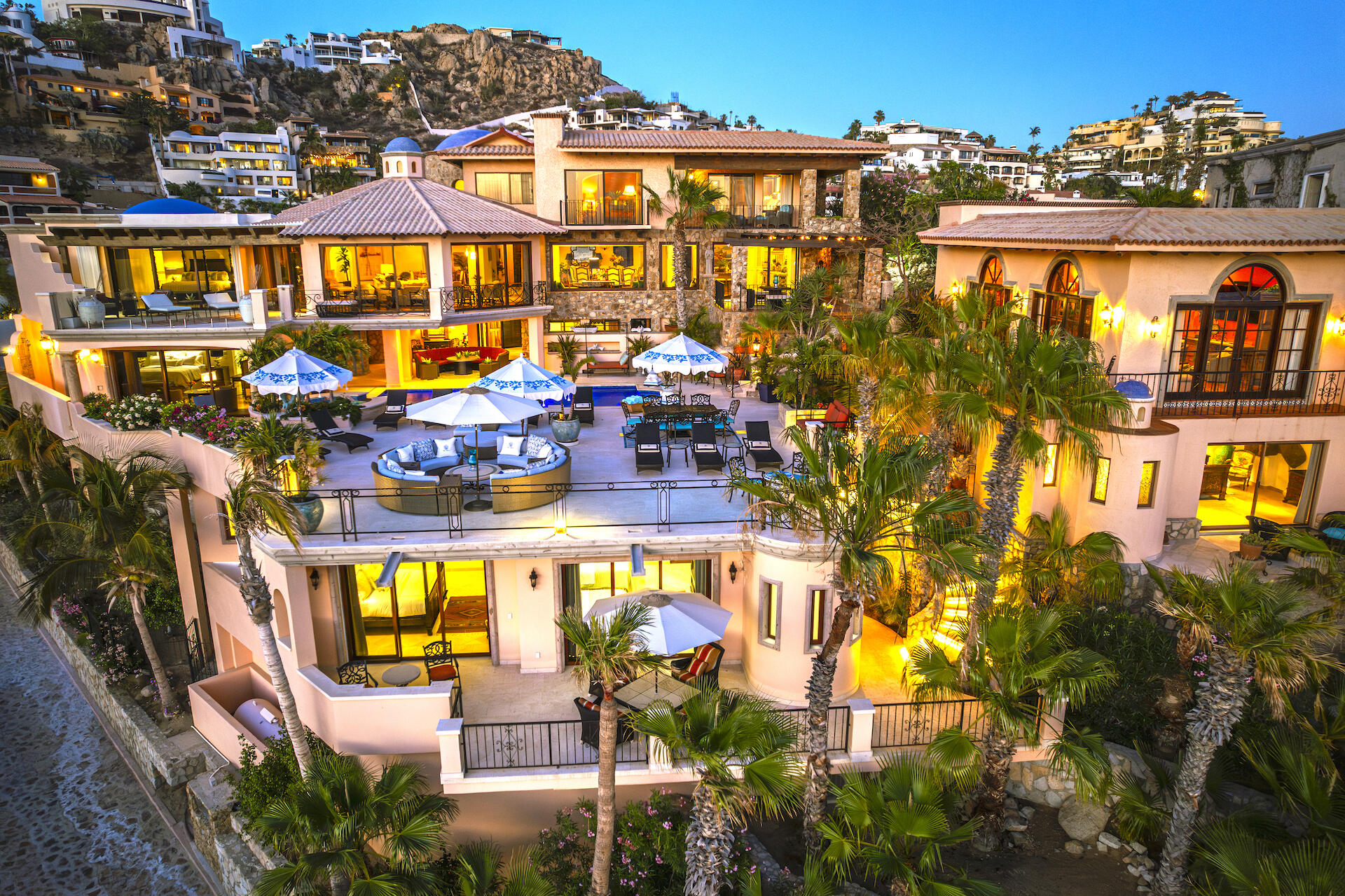 Cabo San Lucas Pedregal Csl Where the Pacific becomes your private theater.Perched on the cliffs of El Pedregal, Milichichi is a rare convergence of architectural precision and raw natural drama. From every level of this four-story residence, the Pacific stretches endlessly before you -- and during the season, whales breach and call close enough to hear from the comfort of your deck. This is not a for sale