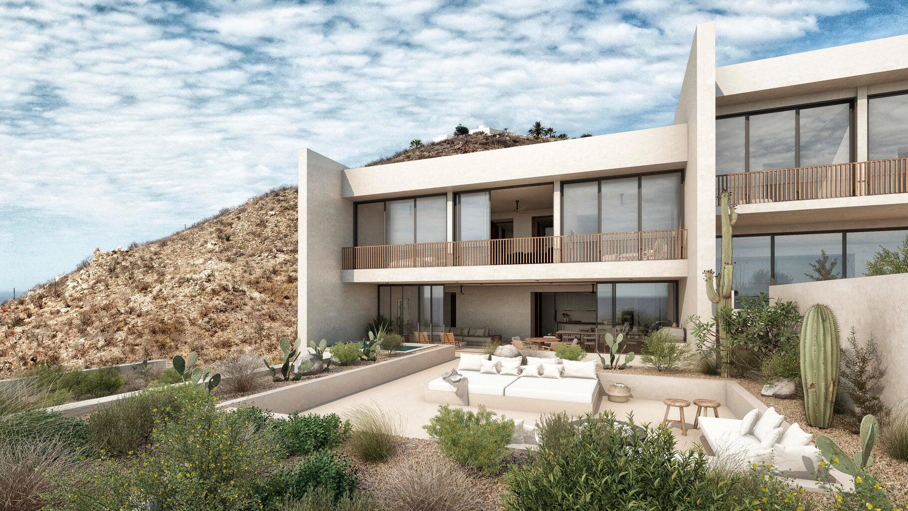 Cabo San Lucas Brisas Del Pacifico E A Golfers Dream Home. This beautiful 3-bedroom, 3.5-bath Cabo Hills residence offers a spacious and inviting retreat with classic Baja charm, lush landscaping, and wonderful outdoor living areas designed for relaxing and entertaining. The home features a welcoming entry, bright interior spaces with high ceilings, warm architectural details, and multiple patios that open to the serene garden setting. The backyard is the highlight, complete with a private pool, sun deck, lounge areas, shaded seating, fire pit, mature palms, colorful bougainvillea, desert landscaping, and a private putting green for enjoying Cabo's – Callejón del Pueblo, Cabo San Lucas, BS